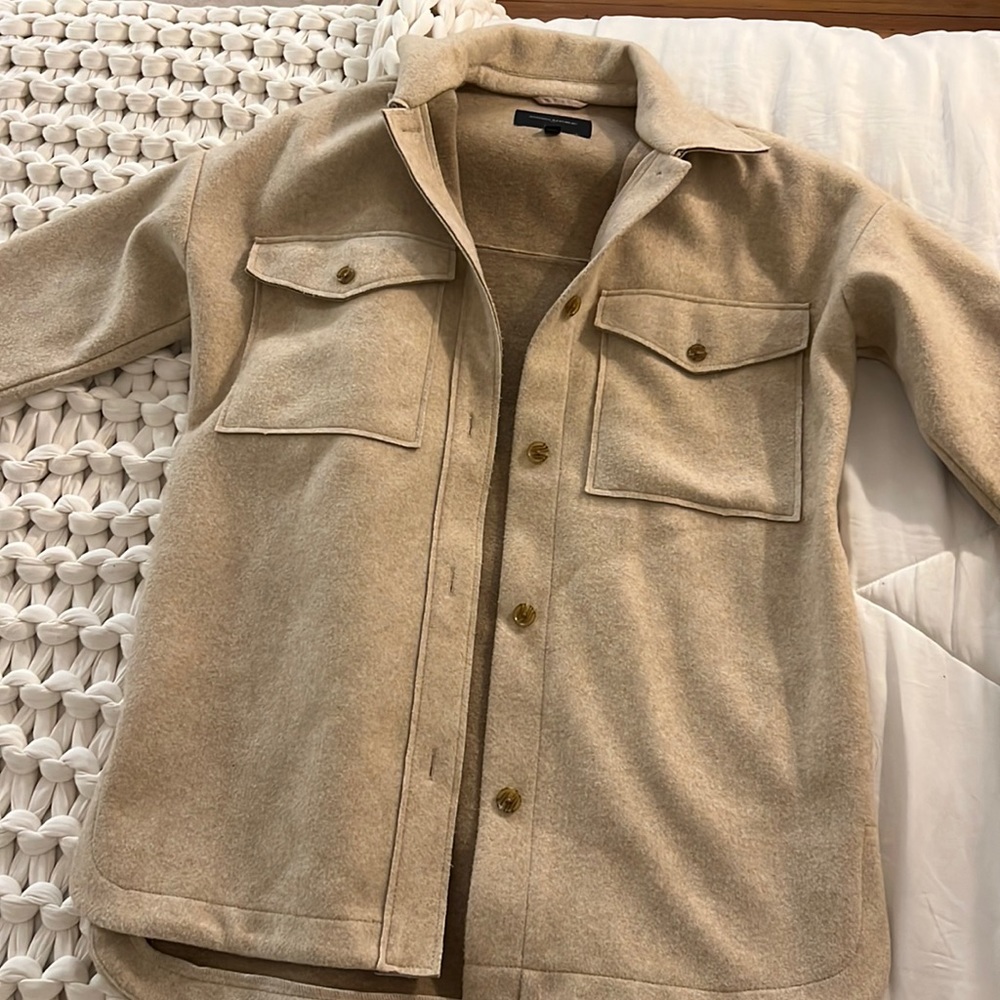 Beige Shacket